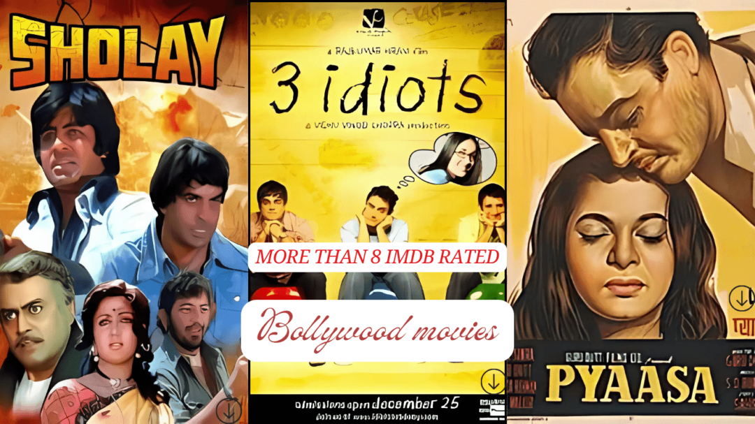 IMDb rating 8+ bollywood movies